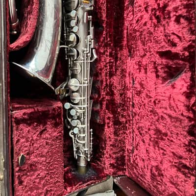 C.G. Conn Chu Berry Transitional Alto Sax 1933 - Silver image 13