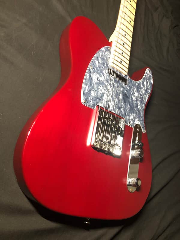 Fender Highway One Telecaster with Rosewood Fretboard 2008 Midnight Wine Transparent