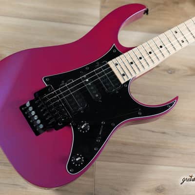 Ibanez RG550 Genesis Made-In-Japan HSH Guitar – Purple Neon image 8