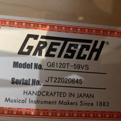 2022 Gretsch G6120-59VS Chet Atkins with COA & Hard shell case image 15