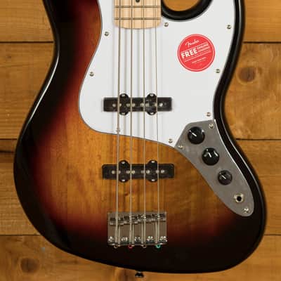 Squier Affinity Series Jazz Bass - Maple - 3-Colour Sunburst image 1