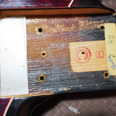 1982 Fender Japan JV Jazz Bass ’62 Vintage Reissue JB62-75 Sunburst MIJ Fujigen image 11