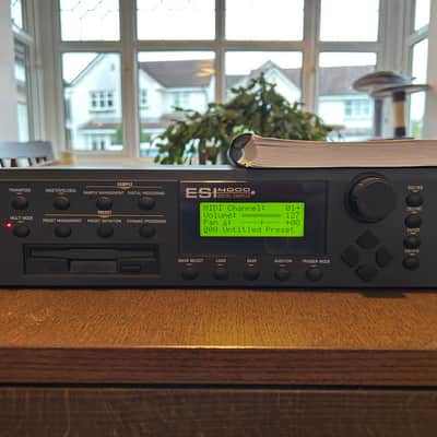 Vintage E-MU Systems ESI-4000 Turbo 2000 - 2001 Rackmount Digital Sampler with Manual