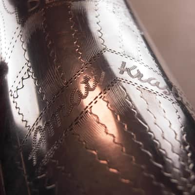 Tenorsaxophon Amati  classic deluxe 60er - silber mit Mundstück & Ersatzteilen image 6
