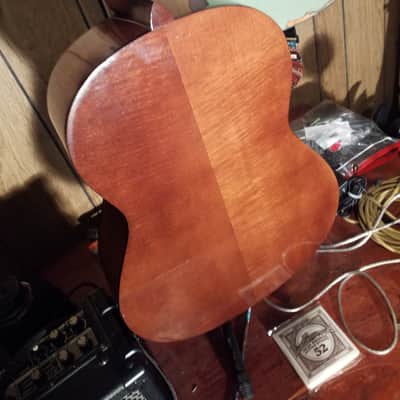 Yamaha FG-75 Red Label Folk Guitar 1968 - 1974 - Natural image 12