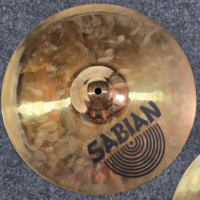 Used Sabian AAX Stage Hi Hats Cymbals 14" - Very Good image 3