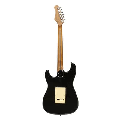 STAGG Electric Guitar Series 55 With Solid Paulownia Body Sunburst image 4