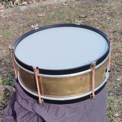 Restored Sonor Antik Vintage Marching Brass Snare from 50s image 9