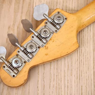 1970s Fender Mustang Bass – Custom Lollar Thunderbird + Riggio Silverburst Relic – 7lbs 13oz image 10