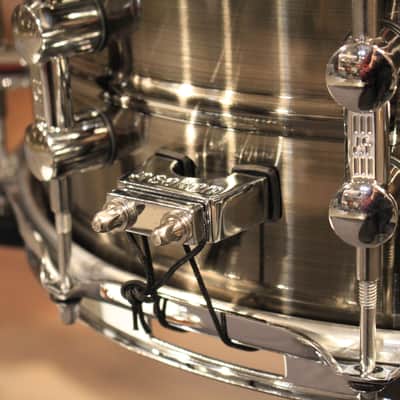Sonor Kompressor 14x6.5 Black Nickel Plated Brass Snare Drum - New! image 4