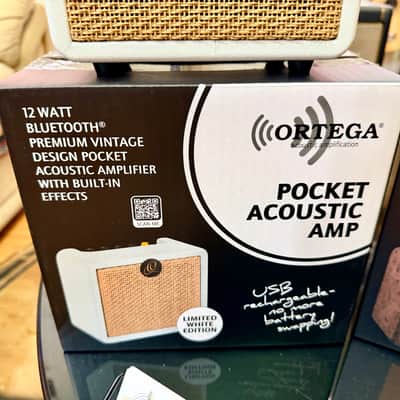 🔥NEW🔥 Ortega PTWO 12w Pocket Acoustic Guitar Amplifier~USB-C/Bluetooth/Effects image 5
