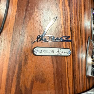 ~WOW!~ SONOR Vintage Series 3-Piece 13/16/22 Drum Kit Set in Rosewood Semi-Gloss Veneer w/ Single-Tom Holder image 5
