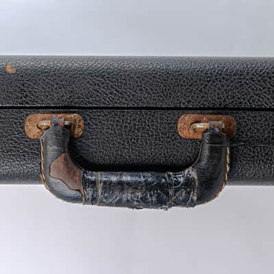 Late ’60s - Early ‘70s Vintage Fender G&G Bass Case w/ Black Tolex, Orange Interior, All Latches Functional image 7