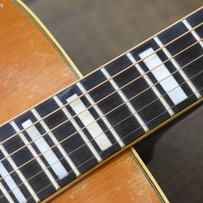 Vintage! 1950’s Kay Sherwood Deluxe Natural Acoustic Jumbo Guitar + Hard Case image 8