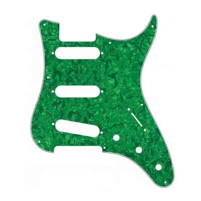 PRS Silver Sky Pickguard 8-Hole SSS - 3-Ply Mint Green image 13
