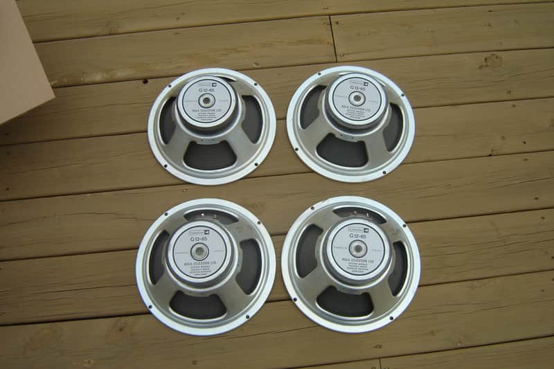 1978 Celestion G12-65 spkrs, 15 ohm, matched set of 4 ! image 1