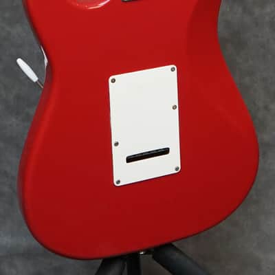 Fender  Squier Stratocaster 1994 - Fullerton Red Finish with Pro Setup image 2