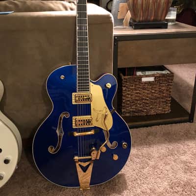 Gretsch Royal Blue Falcon G6136T 2017 - Royal Blue image 7