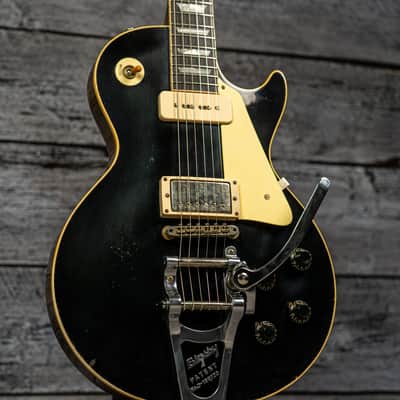 Gibson Custom Murphy Lab Dealer Select 1956 Les Paul Standard Bigsby Light Aged - Ebony image 4