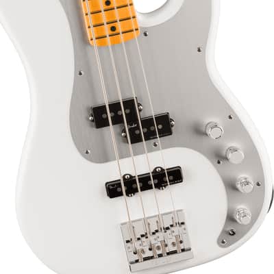 Fender American Ultra II Precision Bass Maple Fingerboard - Avalanche image 6