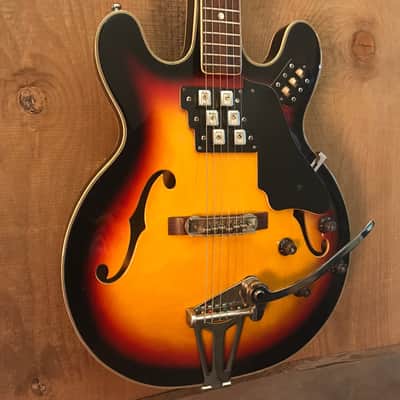 St. Moritz ES-335 Style MIJ Fuji Gen Hollow Body 1960s image 1