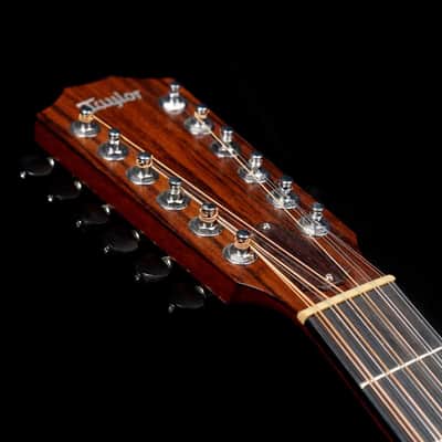 Taylor 555 12 String Acoustic Jumbo Guitar Natural image 19