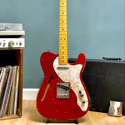 Fender Telecaster Thinline 1971 - Candy Apple red image 1