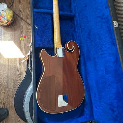 Sam Koontz Custom Solid Body Scroll Guitar 1970’s-1981 - Mahogany image 5