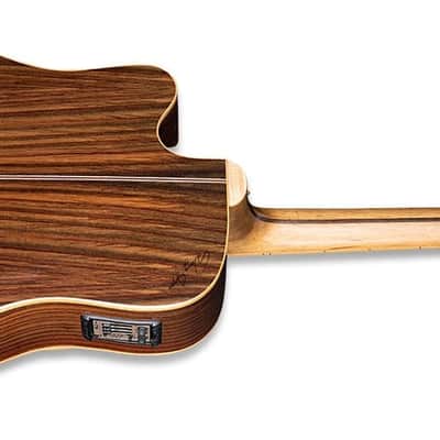 Zager ZAD900CE Solid Spruce/Rosewood Acoustic Electric AURA Pro Series 50th Anniversary Tobacco Sunburst image 12