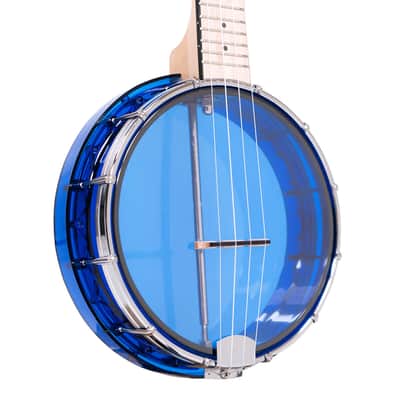 Gold Tone Little Gem (Sapphire): See-Through Banjo-Ukulele with Bag image 2