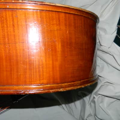 Tyrolean made String Bass circa 1900. Unique Cello shape image 11