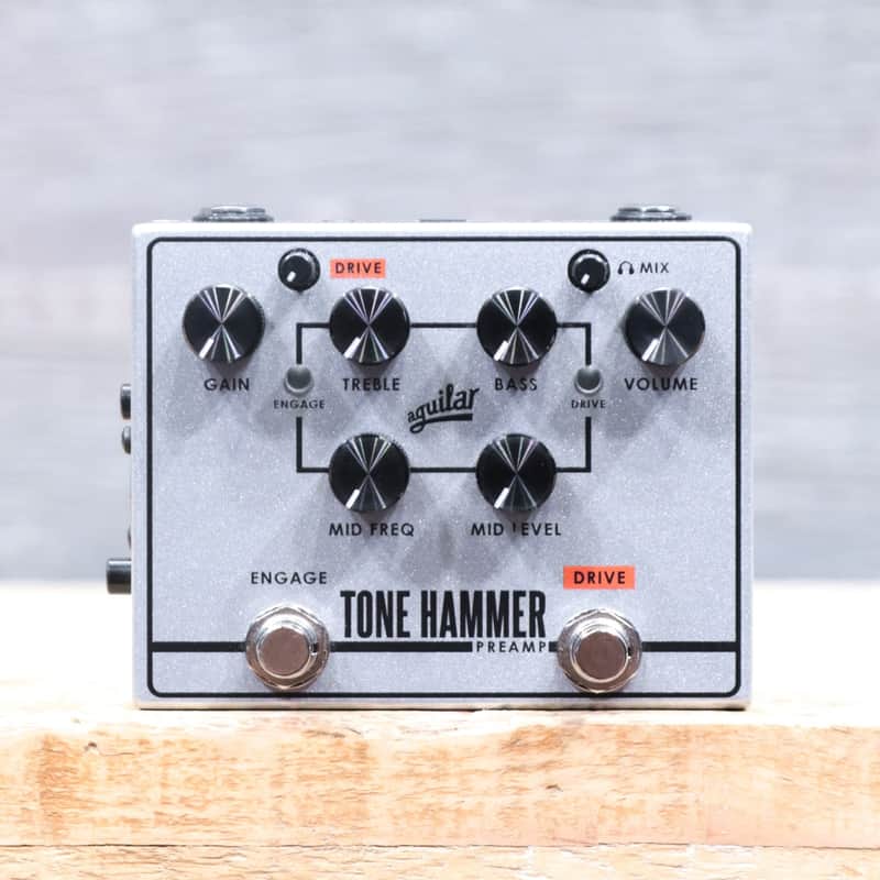 Aguilar Tone Hammer Preamp V2 Bass Preamp/DI Drive Circuit Effect Pedal w/Box image 1