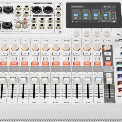 Yamaha MGX12V 18-Channel Digital Mixer & Dual USB-C Audio/Video Interface, White image 2