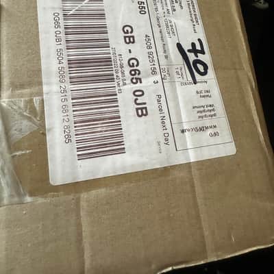 NEW OLD STOCK NOS Fender Artist Series George Harrison Rocky Stratocaster 2022 - Sonic Blue / Custom Art image 2