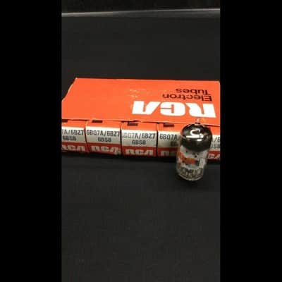 FULL SLEEVE (5) NOS NIB RCA 6BQ7A 6BZ7 6BS8 Radio Audio VACUUM TUBES 9.9856 image 3