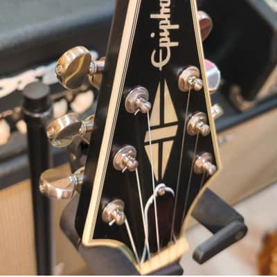 Epiphone Flying V Prophecy 2024 Yellow Tiger Aged Gloss image 16