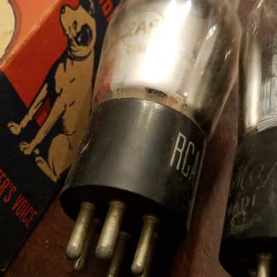 RCA etc. ONE (1) Type 2A5 Pentode Power Amplifier Antique tNOS AT1000 TESTED Vacuum Tubes Engraved A image 7