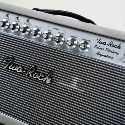 Two-Rock Silver Sterling Signature 150W Head, 230V - Grey Suede image 3