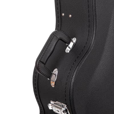 Deluxe Arch Top Wood Case Jumbo Acoustic Guitars image 4