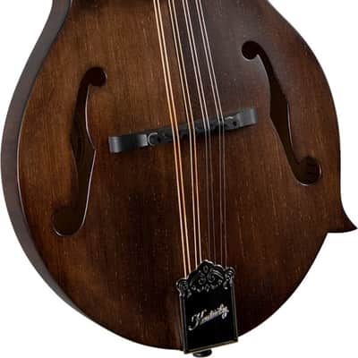 Kentucky KM-606 Standard F-Style Mandolin, Solid Spruce Top, Satin Brown image 1