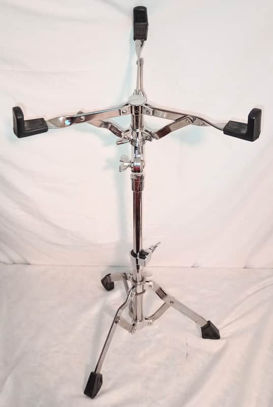 Tama VINTAGE 80's RED LABEL SINGLE BRACED LOW PROFILE SNARE DRUM STAND - CHROME image 1