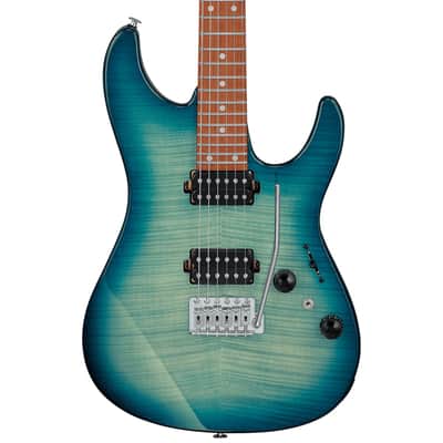 Ibanez Standard AZ24S1FTXB Electric Guitar - Transparent Turquoise Burst image 1