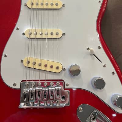 Buzz Feiten  Custom Electric Guitar  - Red Exelent Condition image 14