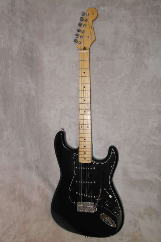 93-94 MIJ Japan Fender Squier Silver Series Stratocaster Black