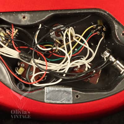 1980's Fender Contemporary Power Jazz Bass Special MIJ Candy Apple Red image 25