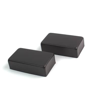 Metal Regular Humbucker Pickup Cover No Pole holes ,Black (set of 2)