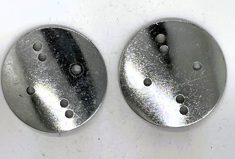 Ludwig Shell Support Plates for the P-1703BV Clip Slide Concert Tom Mounting Bracket 70s/80s/90s  LBP-007 image 1