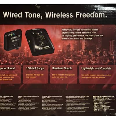 Line 6 Relay G30 Guitar Wireless System 2010s - Black image 3