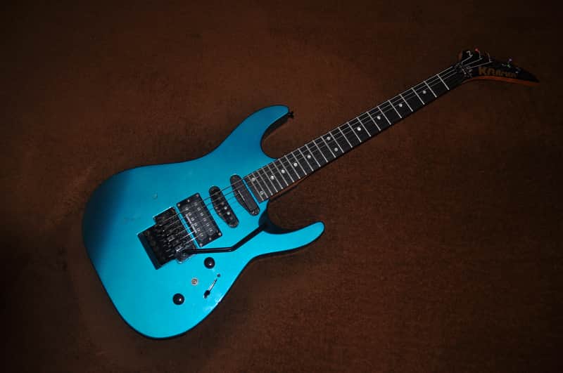 Kramer Proaxe Deluxe 1989 Metallic Blue image 1