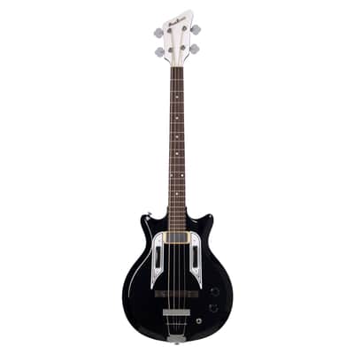 Airline Guitars Pocket Bass - Black - Vintage Reissue electric bass guitar - NEW! image 4